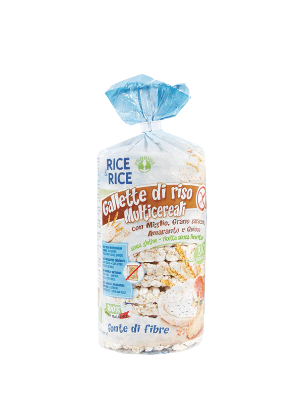 Whole Grain Rice Crackers Organic 100g Probios