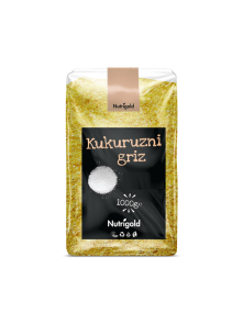 Nutrigold Kukuruzni griz - krupica u prozirnoj  plastičnoj ambalaži 1kg