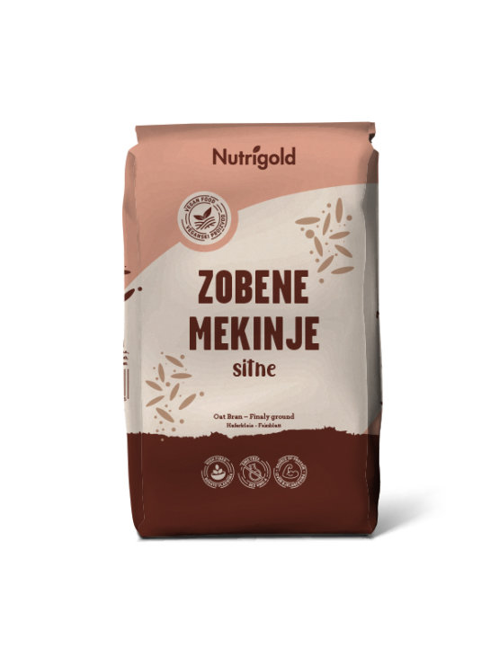 Nutrigold zobene mekinje - posije u papirnatoj ambalaži od 1000g