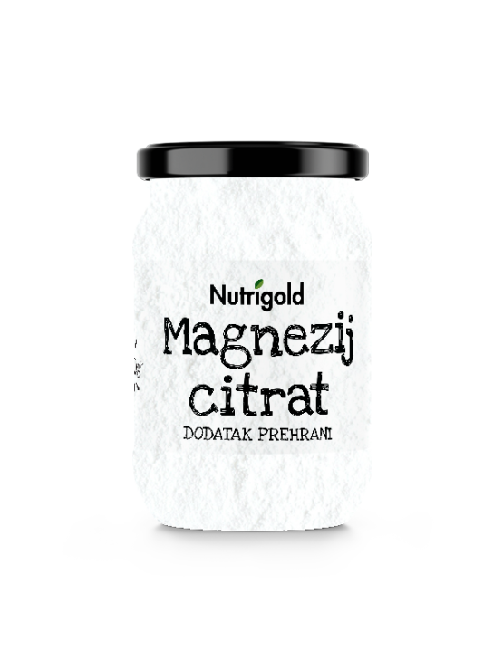 Nutrigold magnezijev citrat u staklenoj ambalaži 500g
