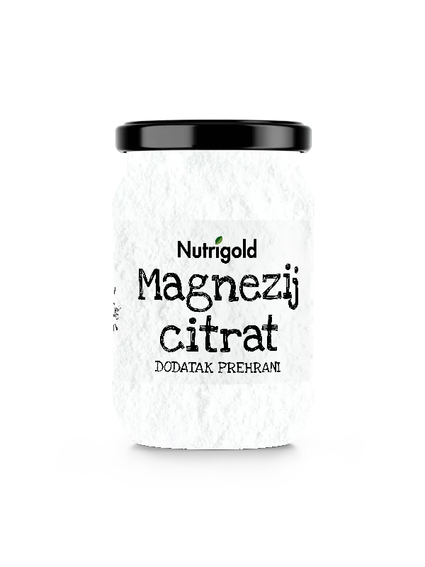 Nutrigold magnezijev citrat u staklenoj ambalaži 500g