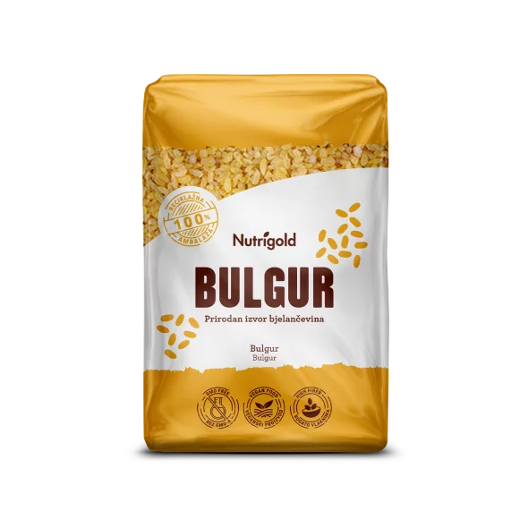 Nutrigold Bulgur u prozirnoj ambalaži od 1 kg