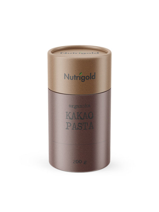 Nutrigold organska kakao pasta/masa u kartonskom cilindričnom pakiranju od 200g