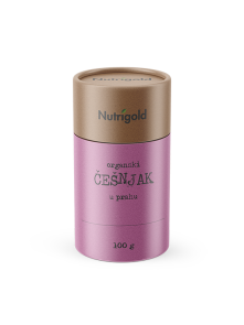 Nutrigold organski češnjak u prahu u tubastoj ambalaži od 100g