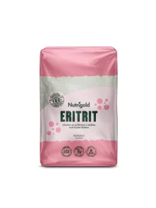 Nutrigold eritrit prirodni zaslađivač u prozirnoj plastičnoj ambalaži 1000g