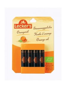 Lecker's Ulje od naranče Hladno prešano Organsko u pakiranju od 4x2ml