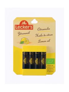 Lecker's Ulje od limuna hladno prešano organsko u pakiranju 4x2 ml