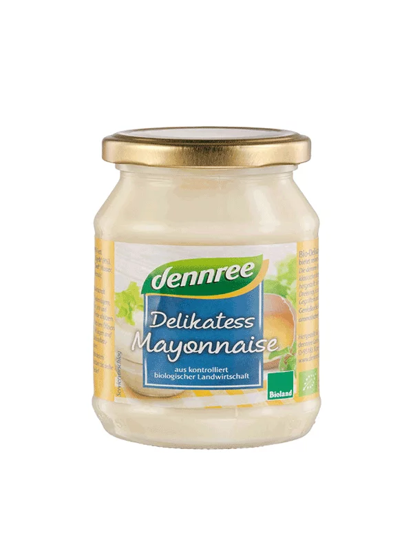 Dennree Majoneza Delikates - Organska u staklenoj teglici od 250ml