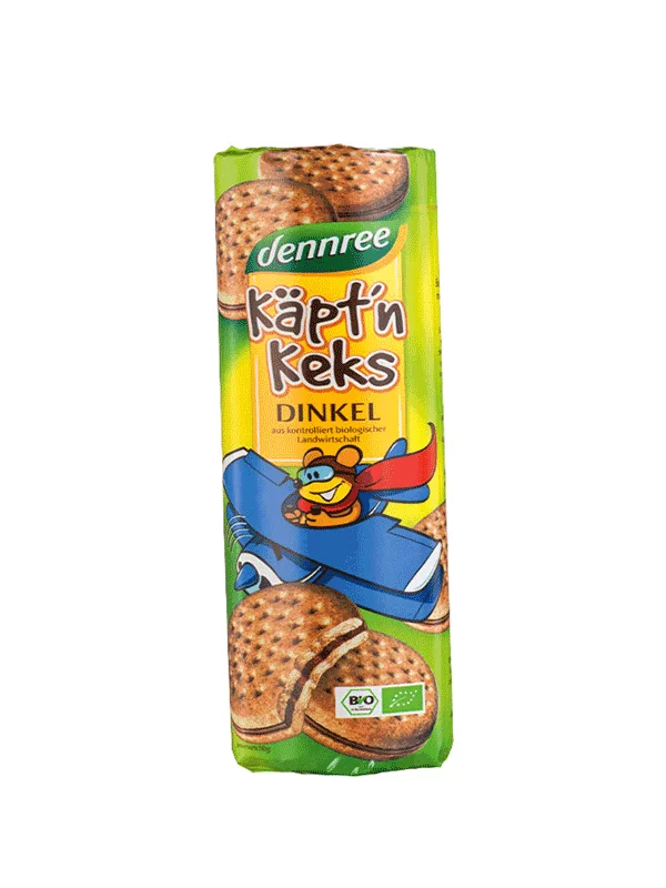 Pirovi keksi s kakao punjenjem - Organski 330g Dennree