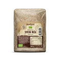 Nutrigold smeđa riža dugog zrna u plastičnoj, prozirnoj ambalaži od 500g.