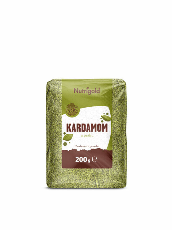 Nutrigold Kardamom u prahu - zeleni u prozirnoj plastičnoj ambalaži 200 g