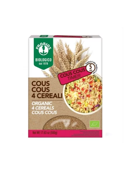 Probios Kus kus od 4 vrste žitarica Bio u pakiranju od 500g