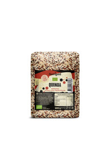 Nutrigold quinoa "tricolor" dolazi u prozirnom, plastičnom pakiranju od 500g.