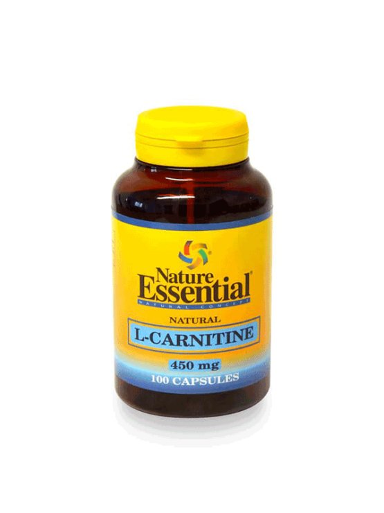 L-karnitin 450mg - 100 kapsula Nature Essential u bočici