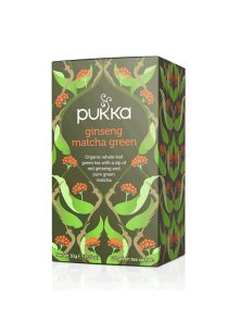 Čaj Ginseng Matcha Zeleni čaj 30g - Organski Pukka
