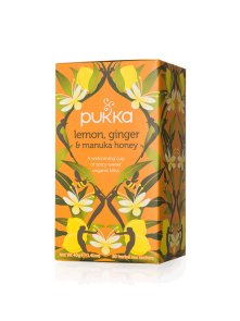 Čaj Limun,Đumbir & Manuka 20x2g - Organski Pukka