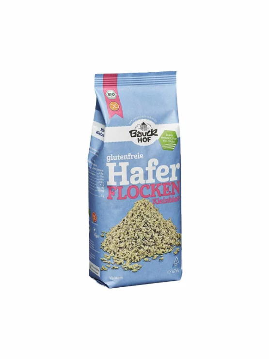 Zobene pahuljice sitne Bez glutena - Organske 475g Bauck Mühle
