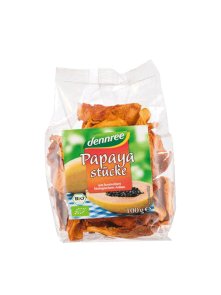 Papaja komadi sušeni - Organski 100g Dennree