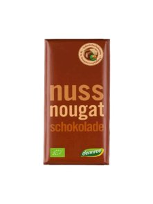 Dennree Čokolada mliječna s nougat krem punjenjem - Organska u pakiranju od 100g