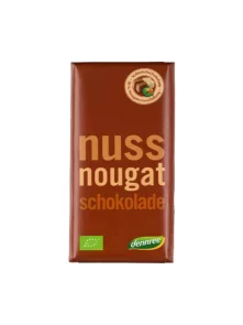 Dennree Čokolada mliječna s nougat krem punjenjem - Organska u pakiranju od 100g