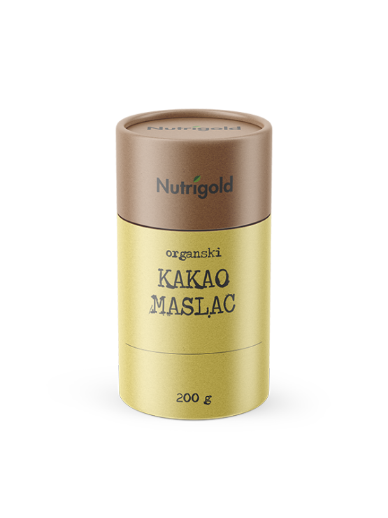 Nutrigold Organski kakao maslac u smeđoj ambalaži 200 g