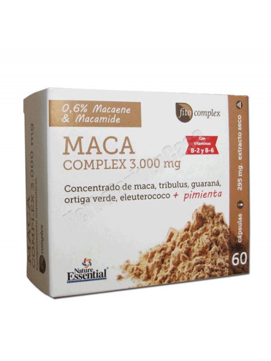 Nature Essential Maca kompleks 3.000mg - 60 kapsula u plastičnoj ambalaži