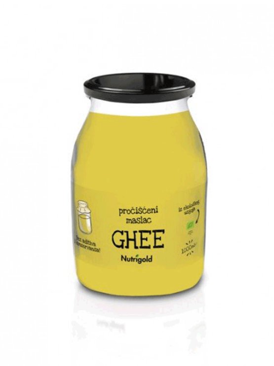 Organski Nutrigold Ghee maslac u staklenoj ambalaži od 1000 ml