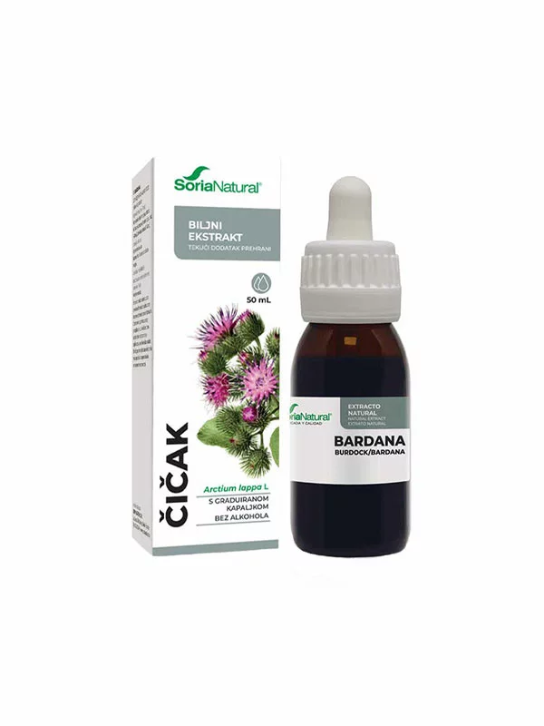 Soria Natural Čičak – prirodni ekstrakt  u bočici od 50 ml