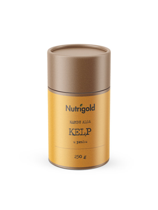 Nutrigold Kelp (Kombu) alga u prahu u smeđoj ambalaži 250g