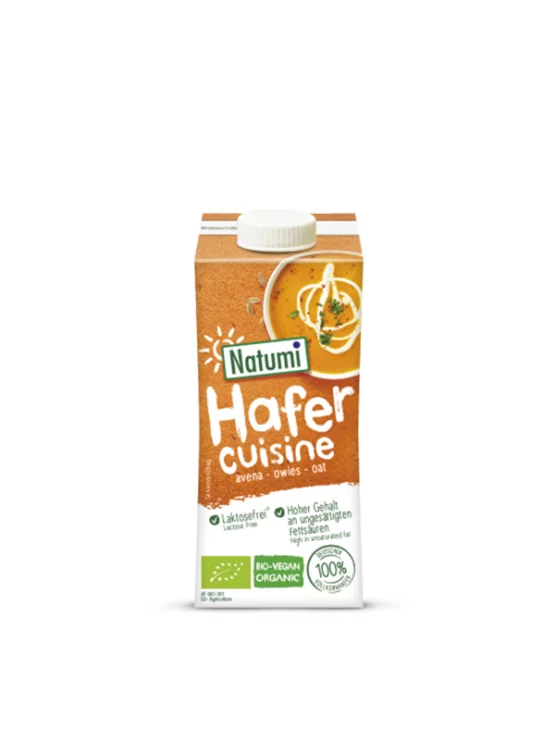 Natumi Zobeno vrhnje - Organsko u tetrapaku od  200ml