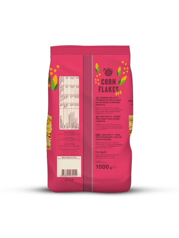 Nutrigold cornflakes fit u plastičnoj ambalaži 1000g