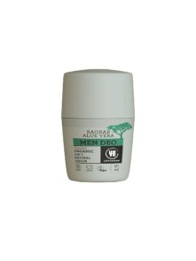 Dezodorans roll on Aloe vera & Baobab - za njega 50ml Urtekram