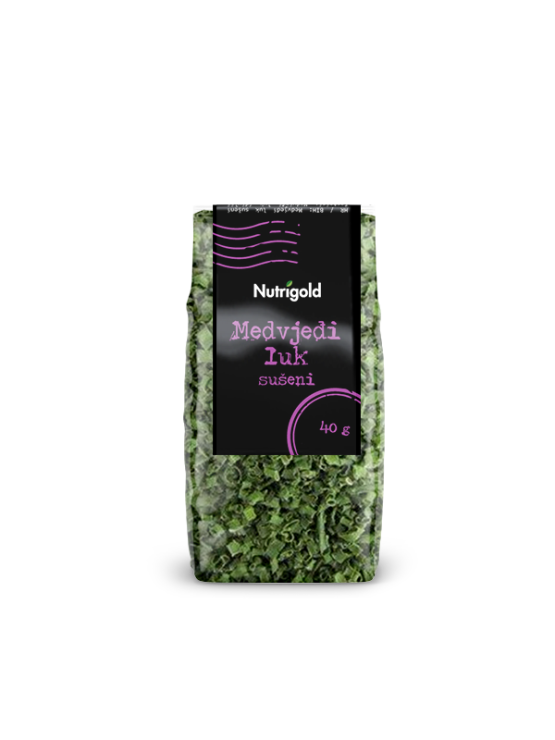 Nutrigold Medvjeđi luk - Sušeni u prozirnoj plastičnoj ambalaži 40g