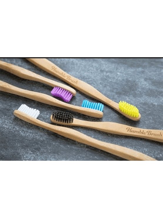 Humble Brush četkica za zube od bambusa za djecu Ultra soft žuta