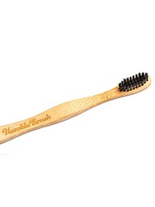 Četkica za zube od bambusa Soft Crna - Humble Brush