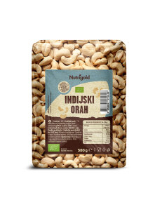 Indijski oraščić Sirov - Organski 500g Nutrigold