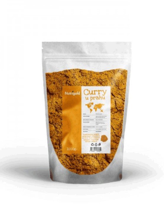 Nutrigold curry u prahu u prozirnoj plastičnoj ambalaži 1000g