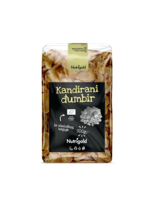 Nutrigold kandirani đumbir Organski u prozirnoj plastičnoj ambalaži 500 g