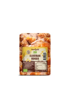 Nutrigold kandirani đumbir Organski u prozirnoj plastičnoj ambalaži 500 g