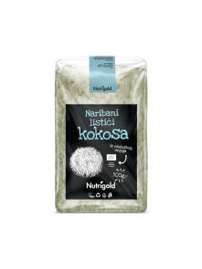 Nutrigold naribani listići kokosa dolaze u prozirnoj ambalaži od 500g.
