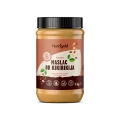 Nutrigold maslac od kikirikija je 100% čisti hrskavi maslac u prozirnoj ambalaži od 1kg