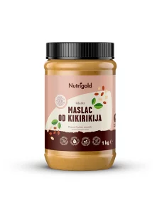 Maslac od kikirikija glatki od 1000g u plastičnoj valjkastoj  ambalaži sa poklopcem