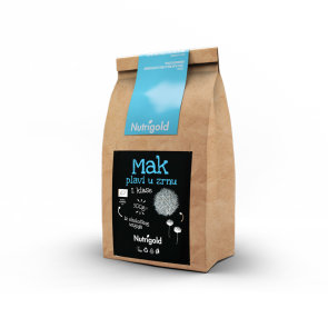 Nutrigold mak u zrnu organski u smeđoj ambalaži 500g