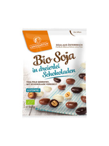 Soja u miješanoj čokoladi - Organska 50g Landgarten