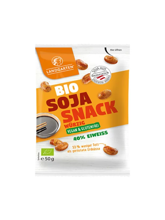Landgarten organska začinjena soja Snack u pakiranju od 50g