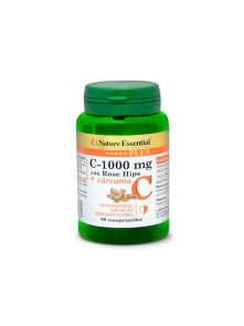 Vitamin C 1000mg + Kurkuma - 60 tableta Nature Essential