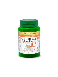 Vitamin C 1000mg + Kurkuma - 60 tableta Nature Essential