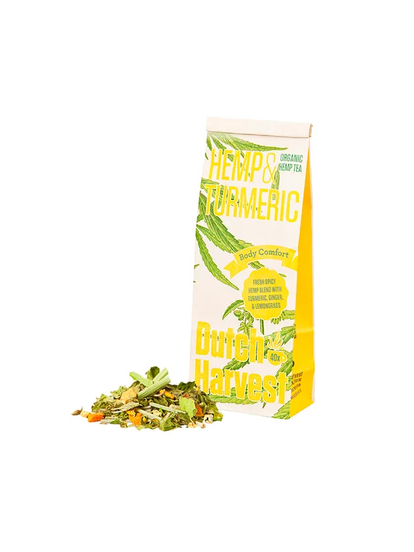 Hemp & Turmeric - Čaj od konoplje sa kurkumom Organski 50g Dutch Harvest