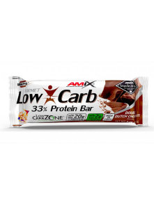 Low Carb 33% Proteinska pločica - Dupla čokolada 60g Amix