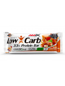 Low Carb 33% Proteinska pločica - Nugat i karamela praline 60g Amix